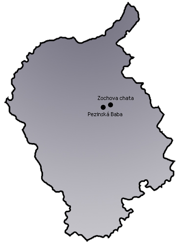 Mapa - bratislavský kraj