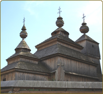 Drevený kostol Bodružal obrázok