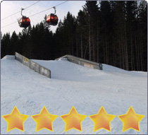 lyžovanie 5 hviezdičiek obrázok