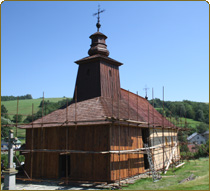 Drevený kostol Krive - obrázok