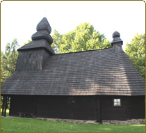 Drevený kostol Ruská Bystrá - obrázok