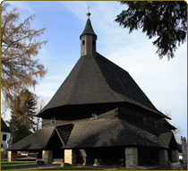 Drevený kostol Tvrdošín - obrázok