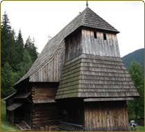 Drevený kostol Zabrež - obrázok